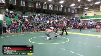113 lbs Cons. Round 4 - Rayce Watson, Jonathan Alder vs Max Ohl, Ashland