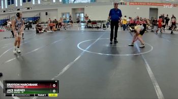 96 lbs Round 5 (6 Team) - Grayson Marchbank, Florida Scorpions vs Jace Barnes, Misfits United