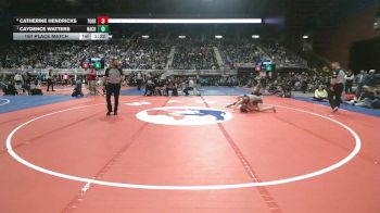 125 lbs 1st Place Match - Caydence Watters, Natrona County vs Catherine Hendricks, Torrington