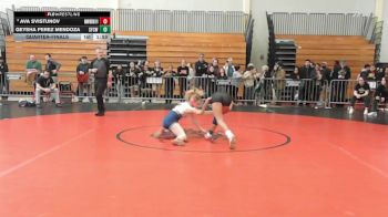 114 lbs Quarterfinal - Ava Svistunov, Belmont vs Geysha Perez Mendoza, Springfield Central (W)