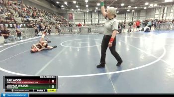 87 lbs Cons. Round 4 - Zak Wood, Sandpoint Legacy Wrestling Club vs Joshua Wilson, Washington