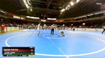 132 lbs Champ. Round 2 - Dayton Shelton, Prescott vs Javier Lopez, Yuma Catholic