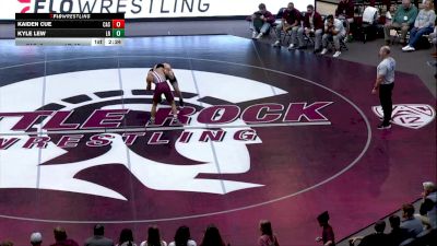 149 lbs Kyle Lew, Little Rock vs Kaiden Cue, Carl Albert State