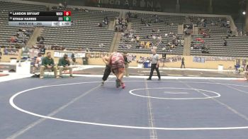 285 lbs Quarterfinal - Ethan Harris, St. Xavier vs Landon Bryant, Whitley County