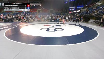 95 lbs Champ. Rd Of 16 - Justice Gutierrez, CO vs Kaila Robles Rials, CA