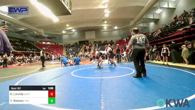 Final - Kevin Linville, Skiatook Youth Wrestling vs Temprence Watson, Terminator Wrestling Academy