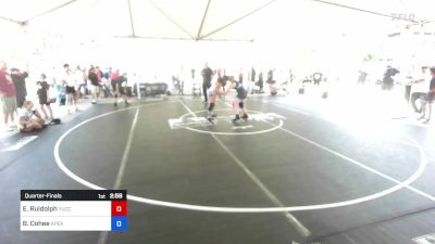 130 kg Quarterfinal - Elania Ruldolph, Yucca Valley vs Brynna Cohee, Apex Wr Ac