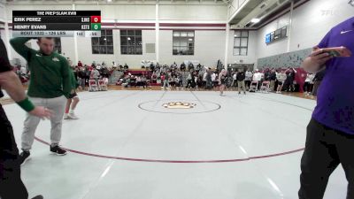 126 lbs Consi Of 8 #1 - Erik Perez, St. John Neumann Catholic vs Henry Evans, Kinkaid School