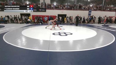 61 kg Champ. Rd Of 64 - Nathan Knowlton, RWC vs Carson Wagner, Bearcat Wrestling Club
