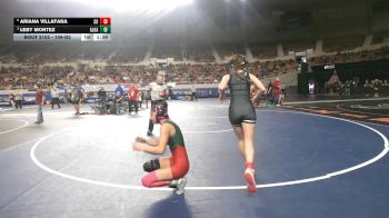 109-D2 Quarterfinal - Leby Montez, Alhambra High School vs Ariana Villafana, Somerton High School