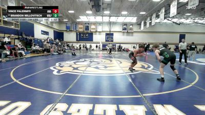 144 lbs Quarterfinal - Vince Palermiti, AWA NY vs Brandon Millovitsch, Wolfgang