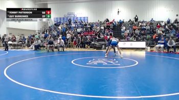 138 lbs 3rd Place Match - Tommy Patterson, Vancleave High School vs Guy Burrowes, St. Patrick`s High School