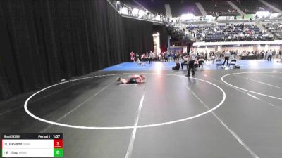 5th - 6th grade - 108 Quarters - Dom Bevans, Iowa vs Emmett Jipp, Big Game Wrestling Club