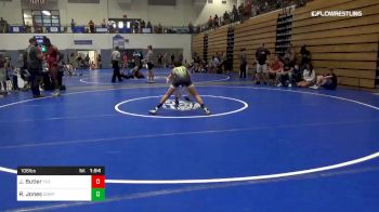 106 lbs Round Of 16 - Jordan Butler, The Wrestling Center vs Reese Jones, Compound