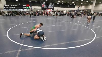 150 lbs Cons. Sub-quarters - Jaxon Arfaras, Lake Gibson High School Wrestling vs David A. Burchett, Black Fox Wrestling Academy