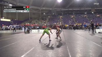 141 lbs Semis & 3rd Wb (16 Team) - Eli Peyton, Cumberlands (Ky.) vs Koen Shigemoto, Providence (Mont.)