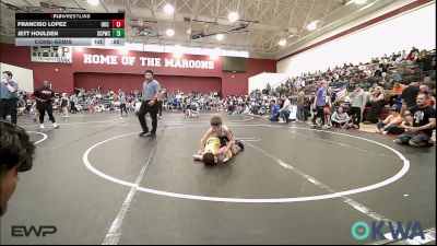 61 lbs Consolation - Franciso Lopez, OKC Saints Wrestling vs Jett Houlden, South Central Punisher Wrestling Club