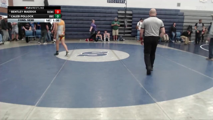 117 lbs Cons. Semi - Caleb Pollock, Middleton Wrestling Club vs Bentley ...