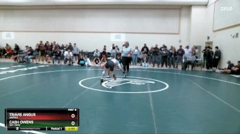 106 lbs Quarterfinal - Cash Owens, Sky View vs Travis Angus, Uintah