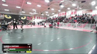 105 lbs Cons. Round 4 - Gabriela Martinez, Santa Ana vs Lizzet Uriarte, Paramount