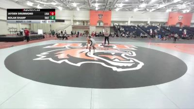 149 lbs Champ. Round 1 - Nolan Sharp, Trinity (CT) vs Jayden Drummond, Lycoming