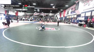 120 lbs Champ. Round 1 - Ethan Chow, Rowland vs Isaac Castro-Pineda, Heritage