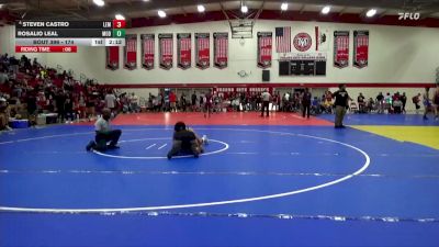 174 lbs Cons. Round 4 - Steven Castro, Lemoore College vs Rosalio Leal, Modesto Junior College