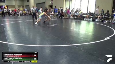 113 lbs Round 2 Champ & Wb (32 Team) - Matthew Pishotta, BHWC/ Florida Supreme vs Britton McGuerty, Pod Squad