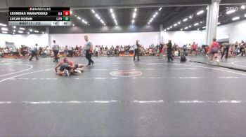 112 lbs Round 1 - Leonidas Maravegias, N/a vs Lucas Koran, Lassiter Jr Trojans Wrestling