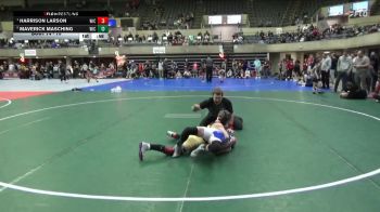 75 lbs Quarterfinal - Harrison Larson, Thorn Wrestling Club vs Maverick Masching, Westfield Razorbacks Wrestling