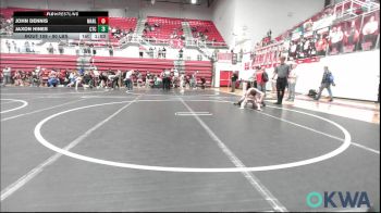 90 lbs Quarterfinal - John Dennis, Marlow Outlaws vs Jaxon Hines, Comanche Takedown Club