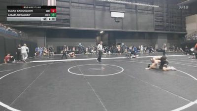 157 lbs Cons. Round 5 - Blake Samuelson, Cowley College vs Aibar Aitkaliuly, Colby Community College
