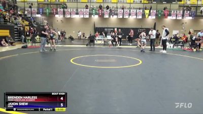 97 lbs Cons. Round 3 - Jaxon Shew, Iowa vs Brenden Harless, Moen Wrestling Academy