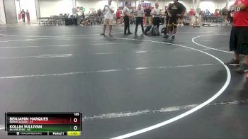 165 lbs Round 5 (8 Team) - Benjamin Marques, Roman Legion vs Kollin Sullivan, 84 Athletes