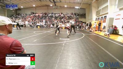 58 lbs Round Of 16 - River Pearson, Scrap Yard Training vs Laramie Miller, Barnsdall Youth Wrestling