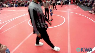 70 lbs Consi Of 4 - Jaxson Stewart, Newkirk Takedown vs Matthew Mills, HURRICANE WRESTLING ACADEMY