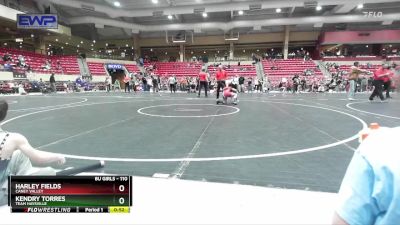 110 lbs Round 5 - Harley Fields, Caney Valley vs Kendry Torres, Team Haysville