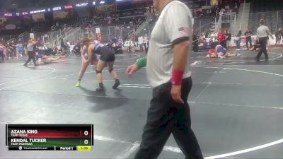 152 lbs Quarterfinal - Kendal Tucker, Team Montana vs Azana King, Team Texas