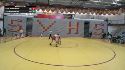 144 lbs Champ. Round 1 - Kolbe Merritt, Star Valley vs Ayden Corona, Green River