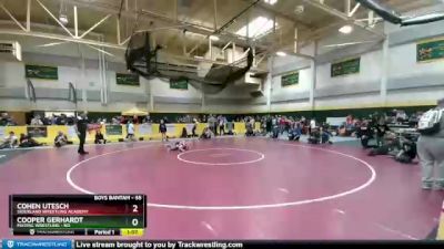 55 lbs Cons. Semi - Cooper Gerhardt, MATPAC Wrestling - ND vs Cohen Utesch, Siouxland Wrestling Academy