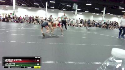 126 lbs Round 1 (4 Team) - Lucas Fye, Steller Trained Black vs Vincent Gioffre, Frost Gang