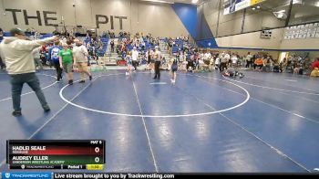 72 lbs Semifinal - Audrey Eller, Sanderson Wrestling Academy vs Hadlei Seale, Ridgeline