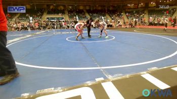 105 lbs Consolation - Tate Hancock, Cushing Tigers vs Wyatt Edmonds, Caney Valley Wrestling