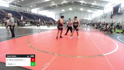 285 lbs Consolation - Gael Perez Castaneda, Grit Wrestling Club vs Isaiah Cook, BlackCat WC