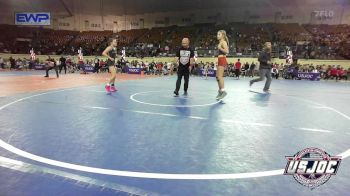 100 lbs Consi Of 16 #2 - Viola Foust, Tuttle Wrestling vs Piper Weaver, Open Mats