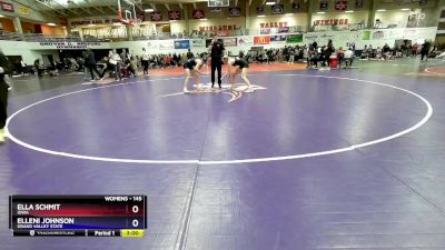 145 lbs Cons. Round 8 - Elleni Johnson, Grand Valley State vs Ella Schmit, Iowa