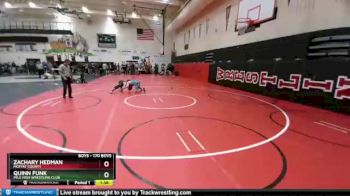 170 Boys Semifinal - Zachary Hedman, Moffat County vs Quinn Funk, Mile High Wrestling Club