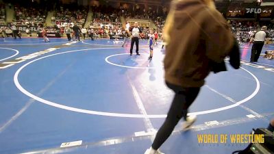 80 lbs Consi Of 16 #1 - Darin Zehr, MWC Wrestling Academy vs Rex McDonald, Team Tulsa Wrestling Club