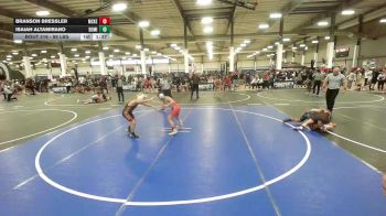 89 lbs Semifinal - Branson Bressler, McKenzie River Mat Club vs Isaiah Altamirano, Dominate Club Wrestling