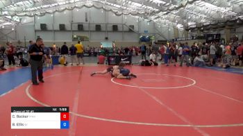 65 kg Consi Of 32 #1 - Cole Becker, PINnacle vs Braysen Ellis, Team Wisconsin